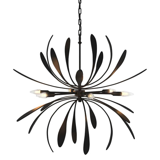 Dahlia 6 Light 33" Wide Taper Candle Style Chandelier