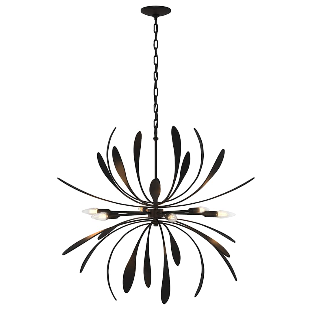 Dahlia 6 Light 33" Wide Taper Candle Style Chandelier