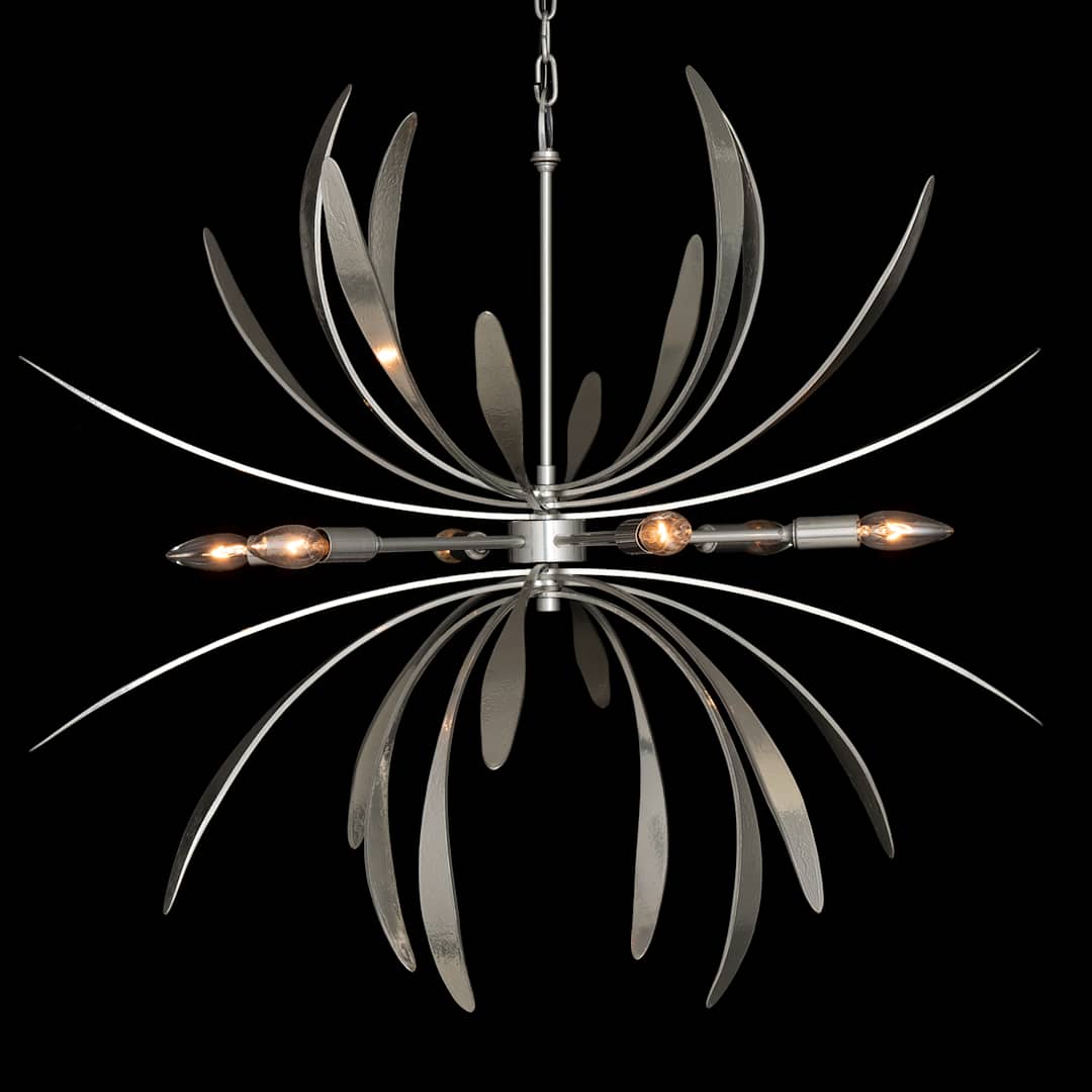 Dahlia 6 Light 33" Wide Taper Candle Style Chandelier