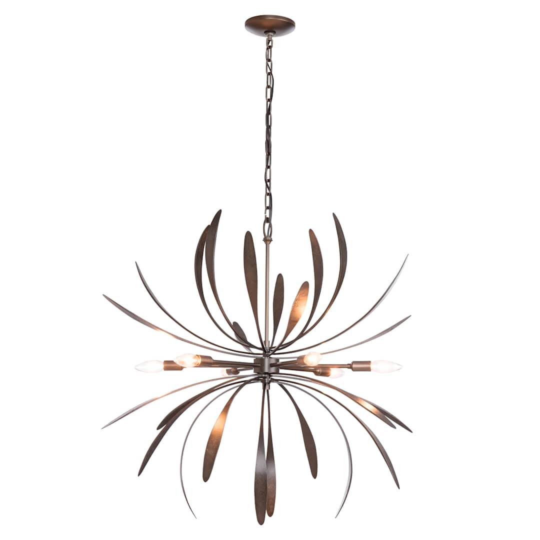 Dahlia 6 Light 33" Wide Taper Candle Style Chandelier