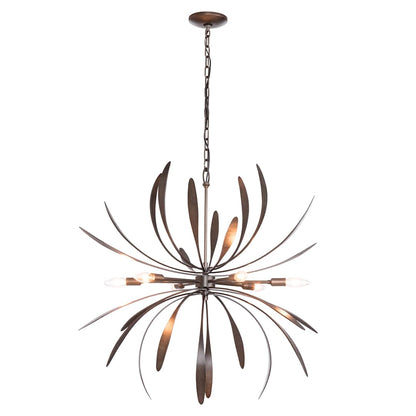 Dahlia 6 Light 33" Wide Taper Candle Style Chandelier