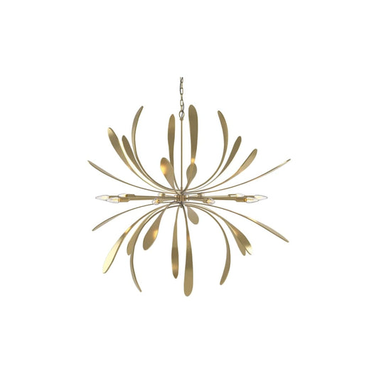 Dahlia 10 Light 49" Wide Abstract Sputnik Chandelier