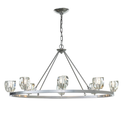 Gatsby 8 Light 45" Wide Crystal Ring Chandelier