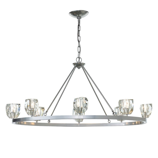 Gatsby 8 Light 45" Wide Crystal Ring Chandelier