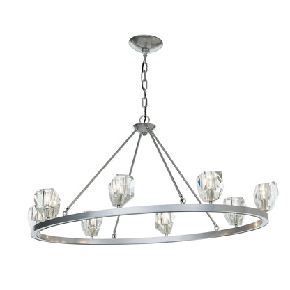 Gatsby 8 Light 45" Wide Crystal Ring Chandelier