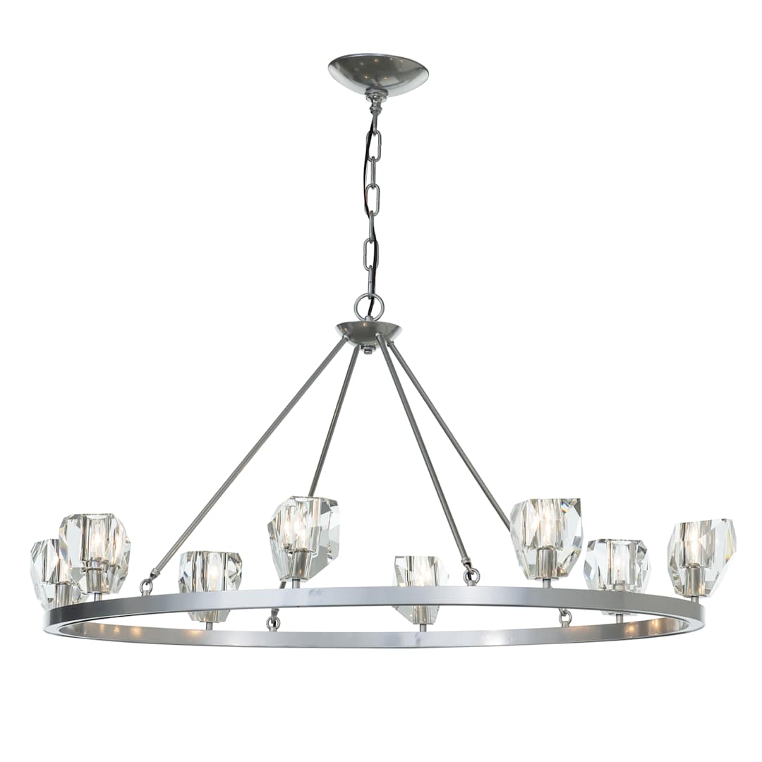 Gatsby 8 Light 45" Wide Crystal Ring Chandelier