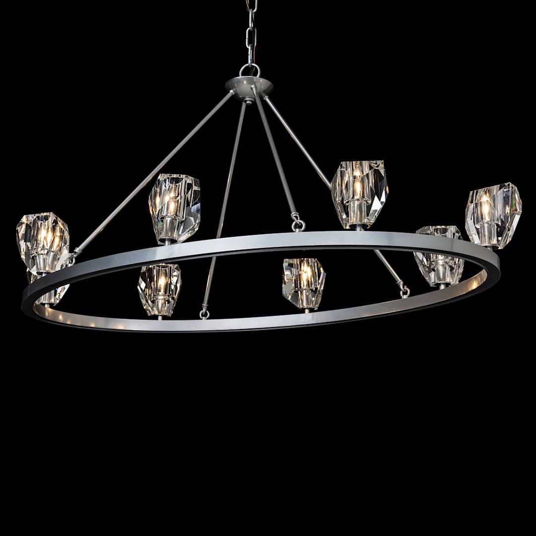 Gatsby 8 Light 45" Wide Crystal Ring Chandelier