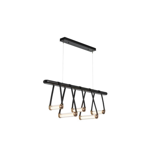 York 52" Wide LED Linear Chandelier