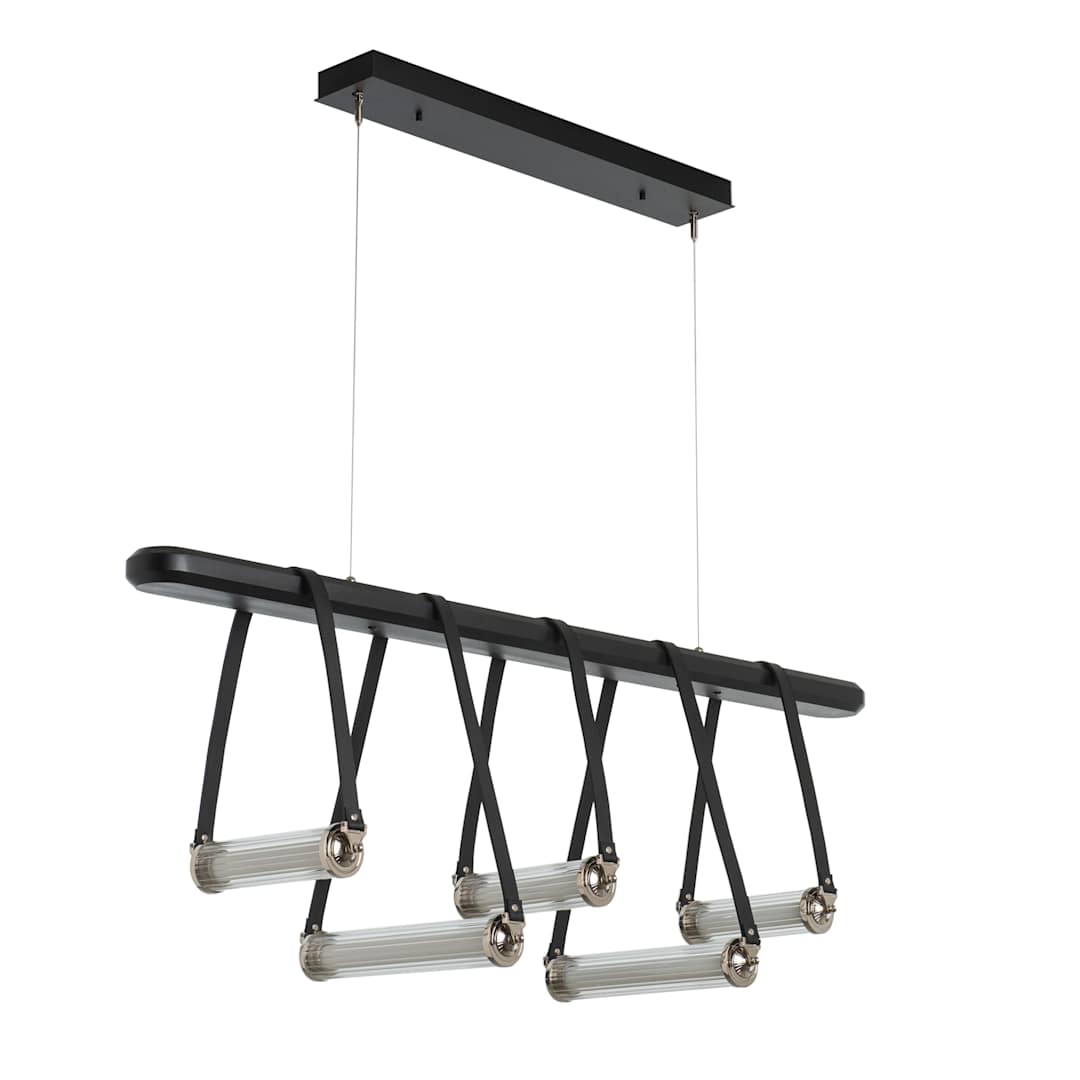 York 52" Wide LED Linear Chandelier