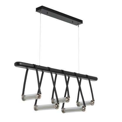 York 52" Wide LED Linear Chandelier