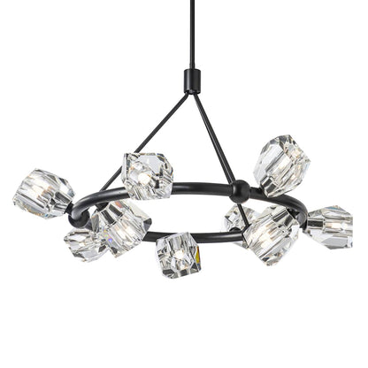 Gatsby 9 Light 32" Wide Crystal Pendant