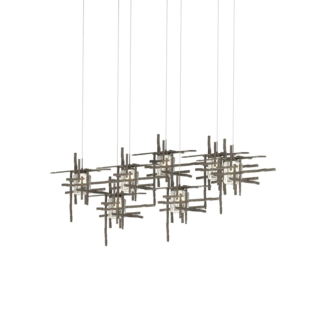 Tura 7 Light 54" Wide Linear Pendant