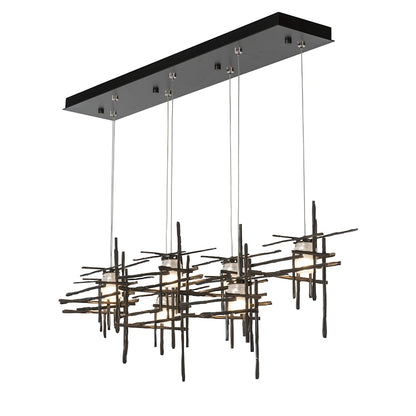 Tura 7 Light 54" Wide Abstract Linear Pendant