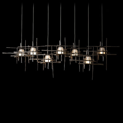 Tura 7 Light 54" Wide Abstract Linear Pendant
