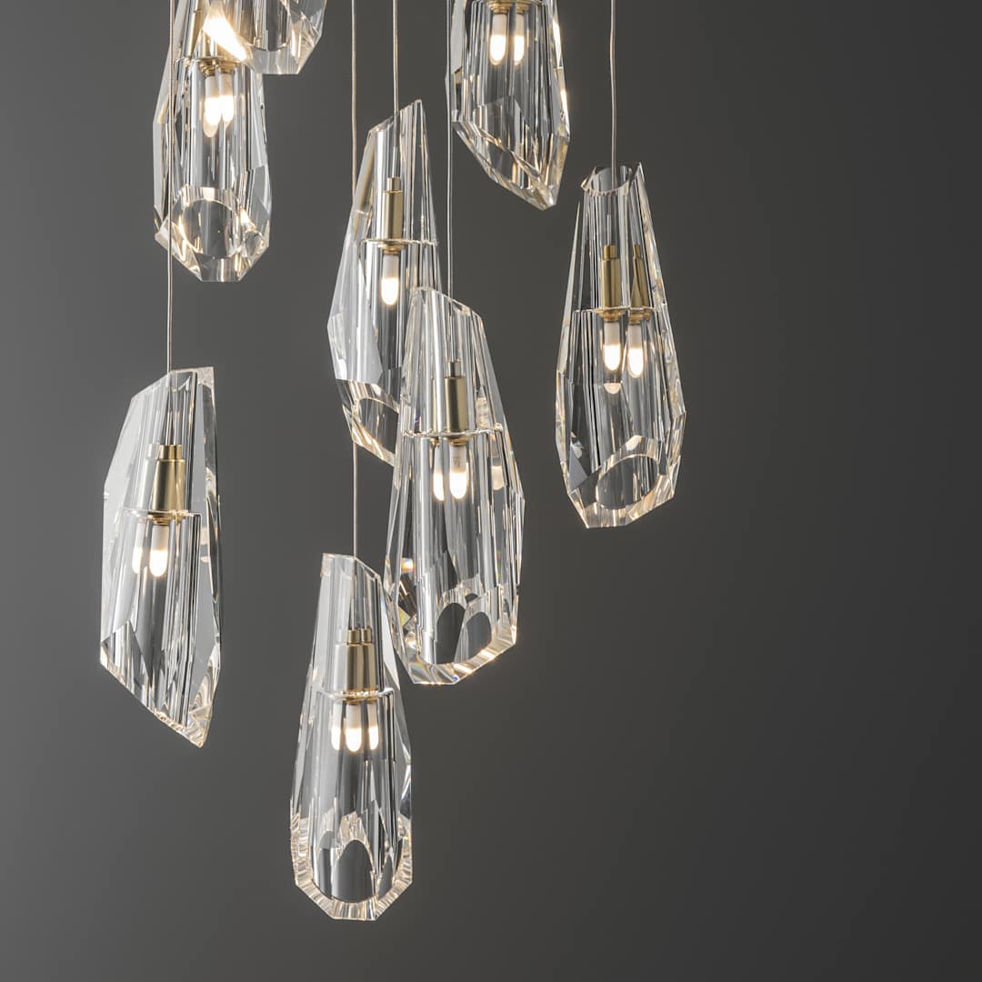 Luma 9 Light 21" Wide Multi Light Pendant