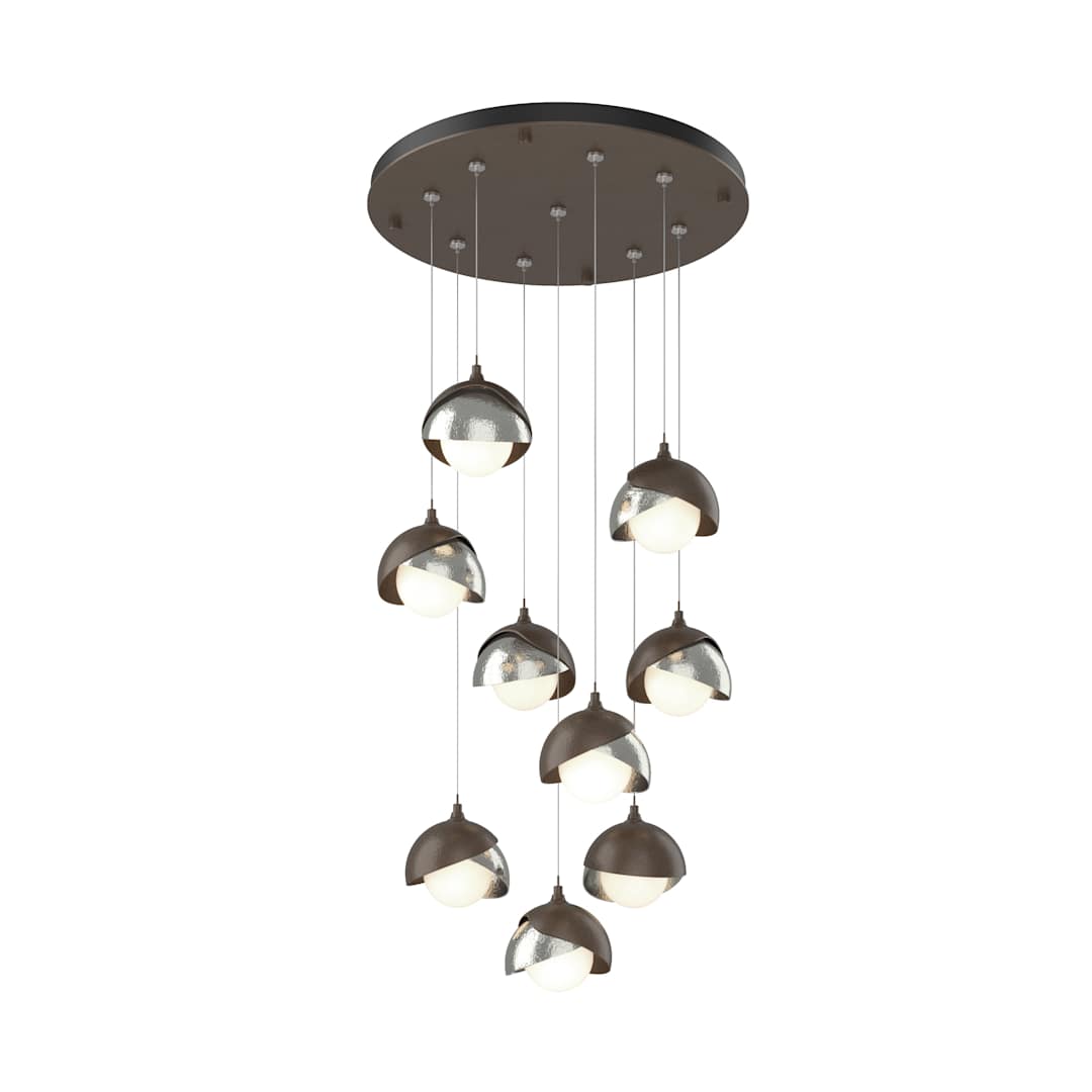 Brooklyn 9 Light 21" Wide Suspension Multi Light Pendant