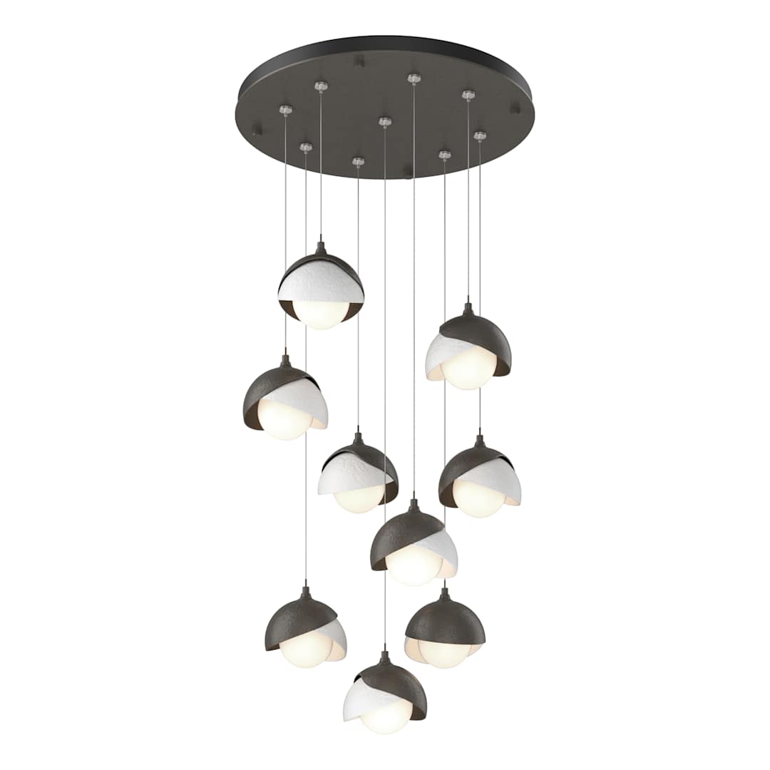 Brooklyn 9 Light 21" Wide Suspension Multi Light Pendant