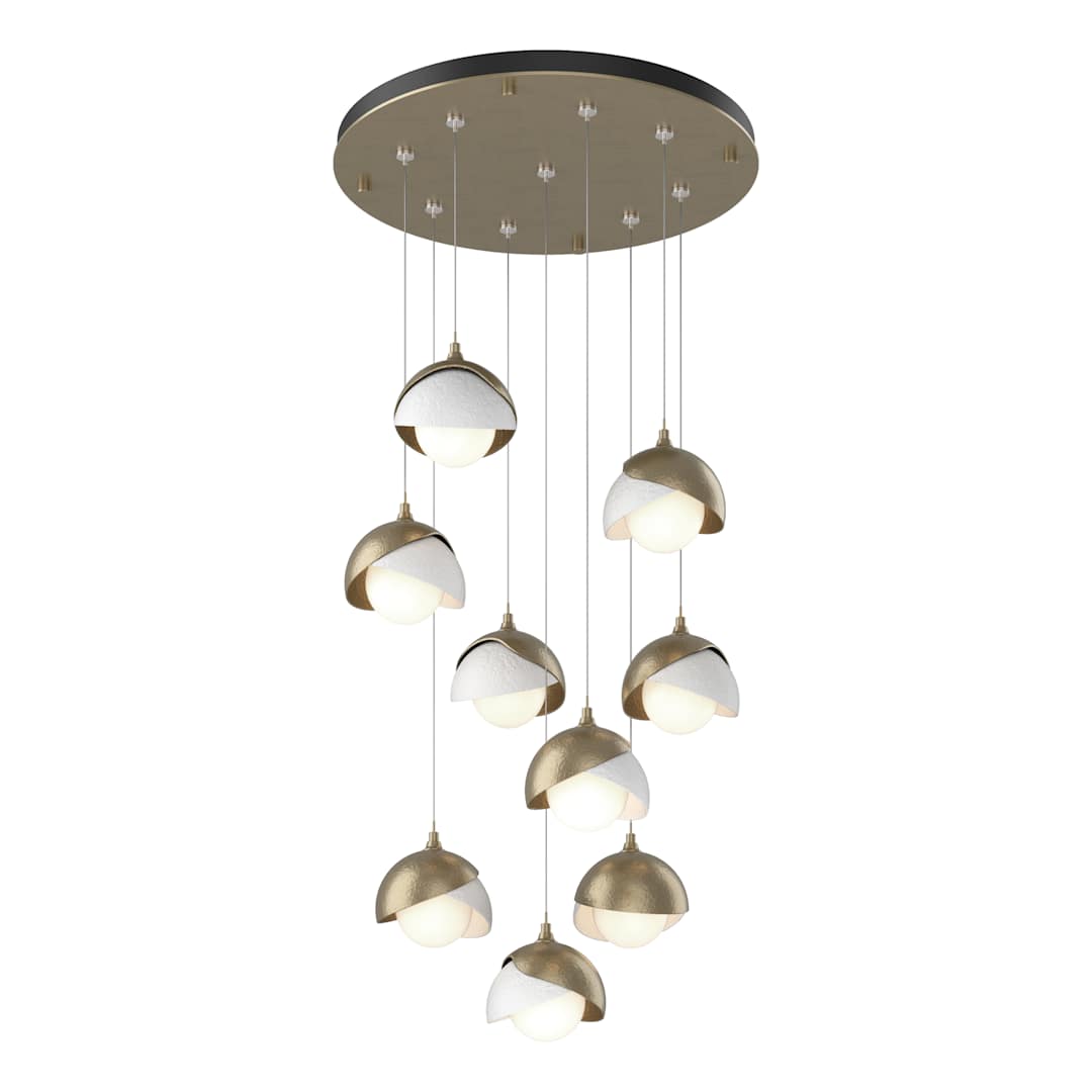 Brooklyn 9 Light 21" Wide Suspension Multi Light Pendant