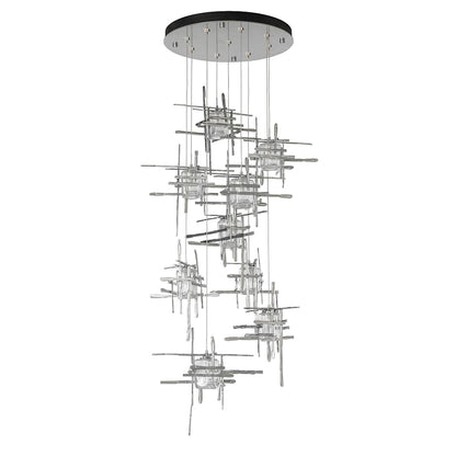 Tura 9 Light 30" Wide Abstract Multi Light Pendant