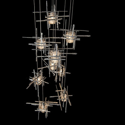 Tura 9 Light 30" Wide Abstract Multi Light Pendant