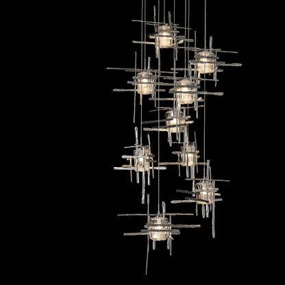 Tura 9 Light 30" Wide Abstract Multi Light Pendant