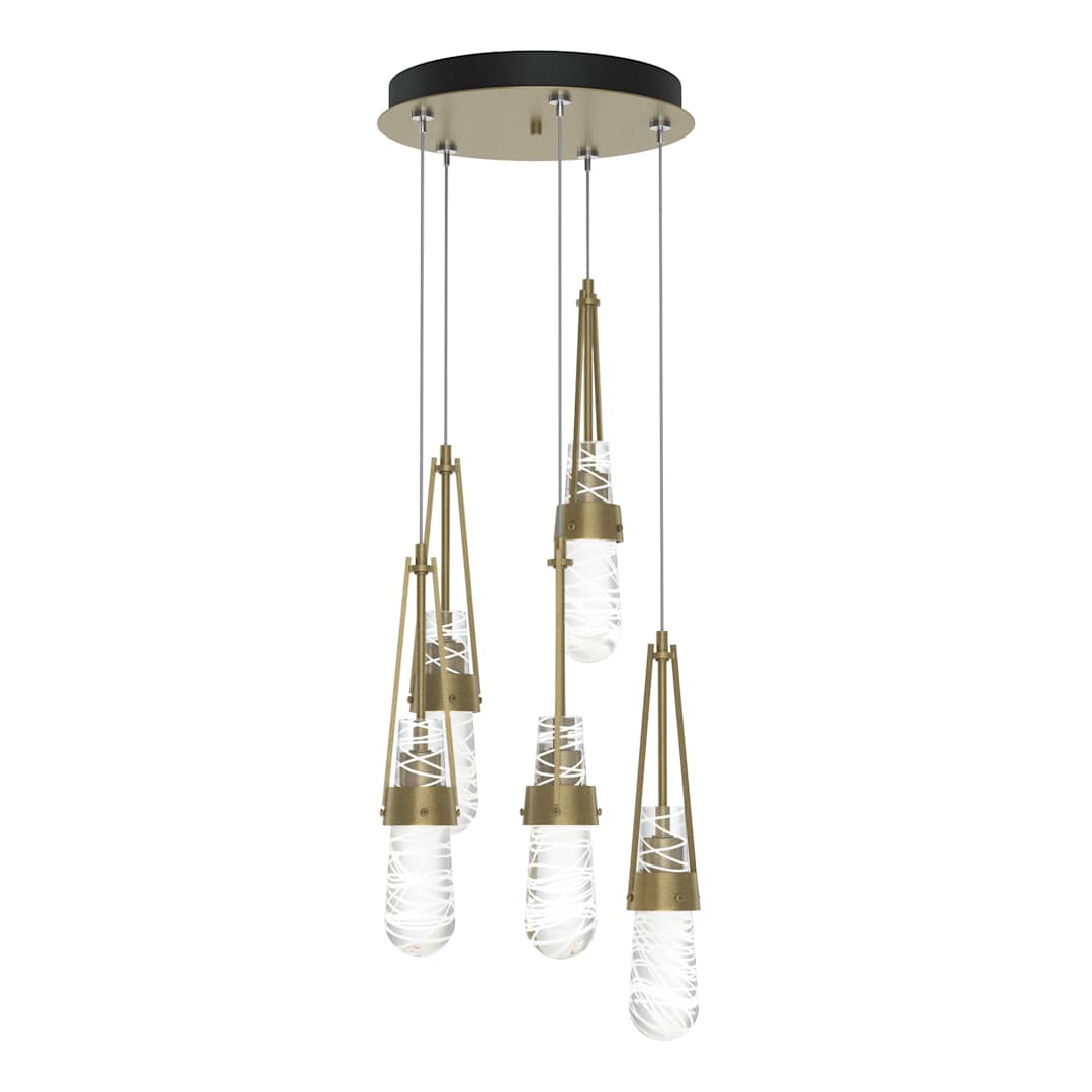 Link 5 Light 13" Wide Multi Light Pendant