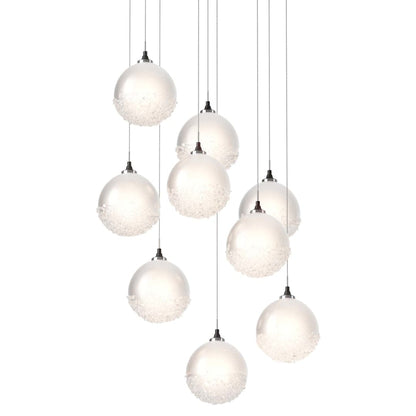 Fritz 9 Light 21" Wide Suspension Multi Light Pendant