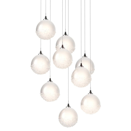 Fritz 9 Light 21" Wide Suspension Multi Light Pendant
