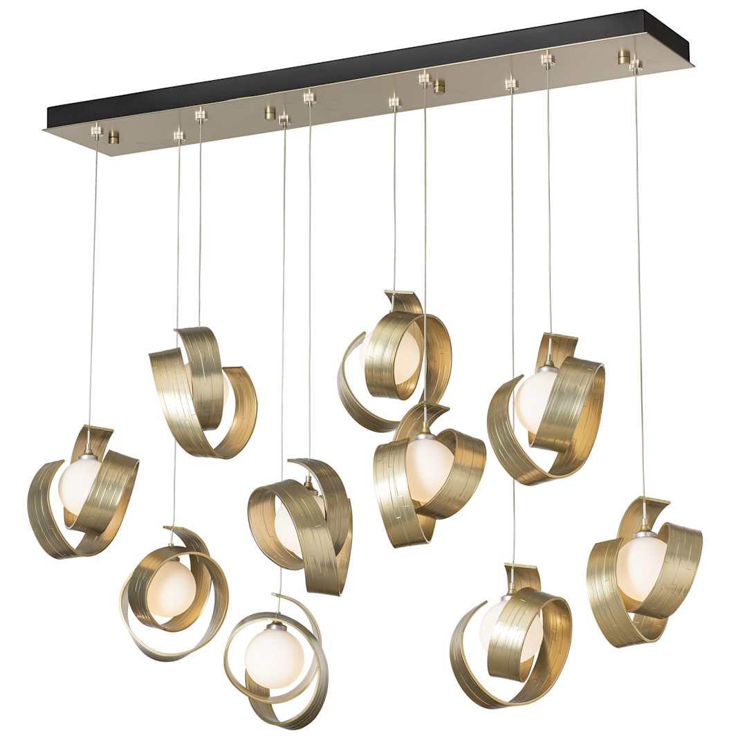 Riza 10 Light 47" Wide Linear Pendant