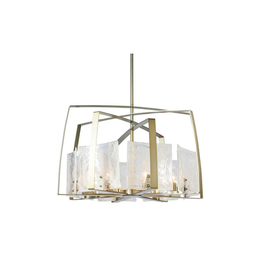 Arc 8 Light 34" Wide Drum Chandelier