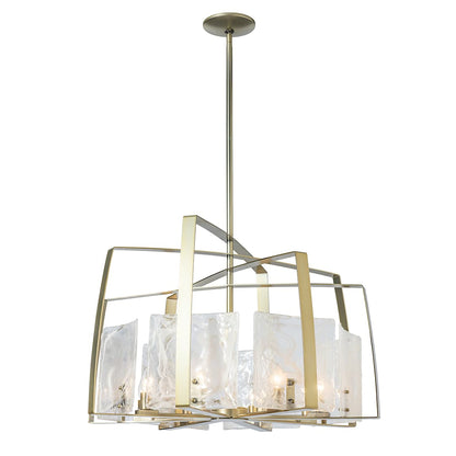 Arc 8 Light 34" Wide Drum Chandelier