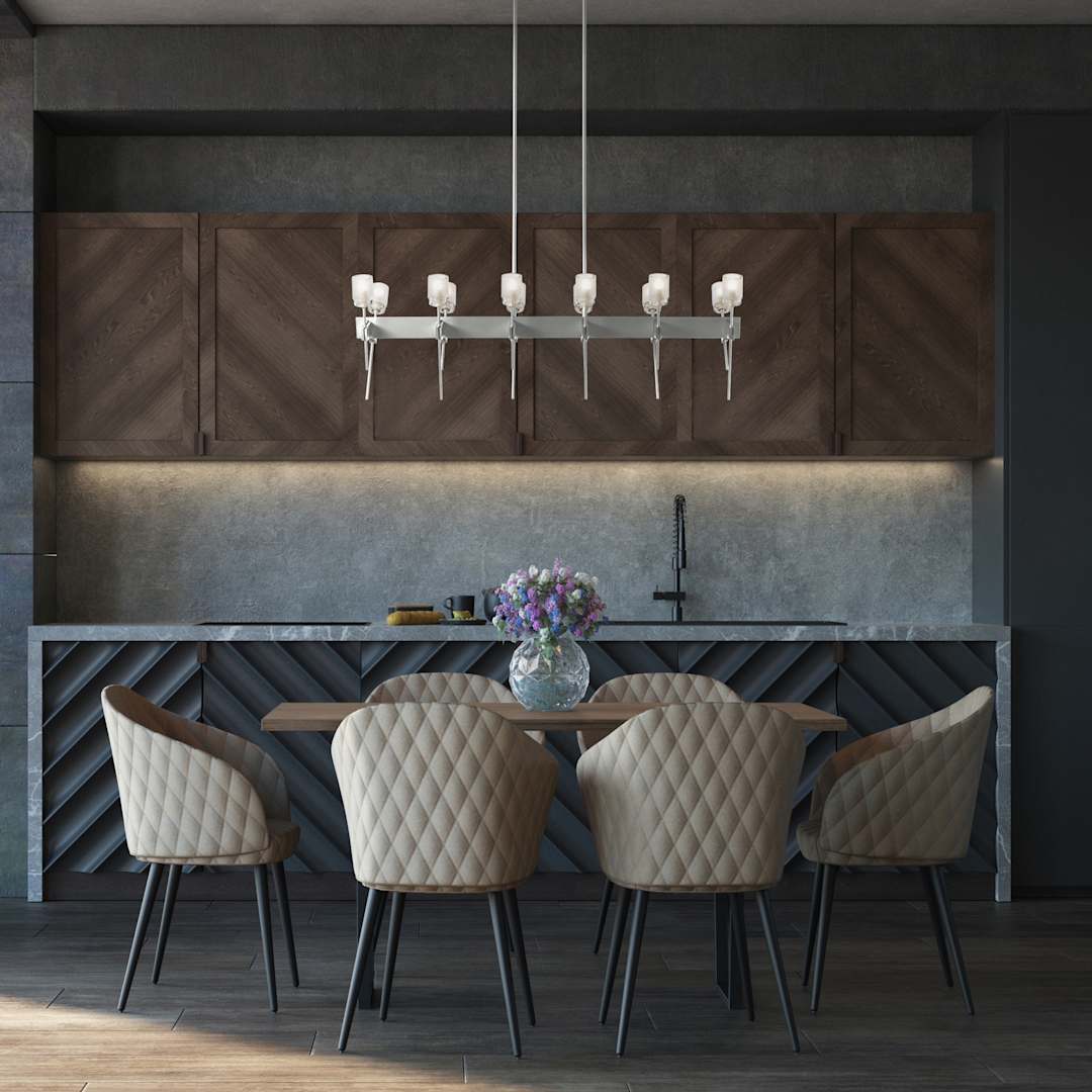 Echo 12 Light 48" Wide Linear Pendant