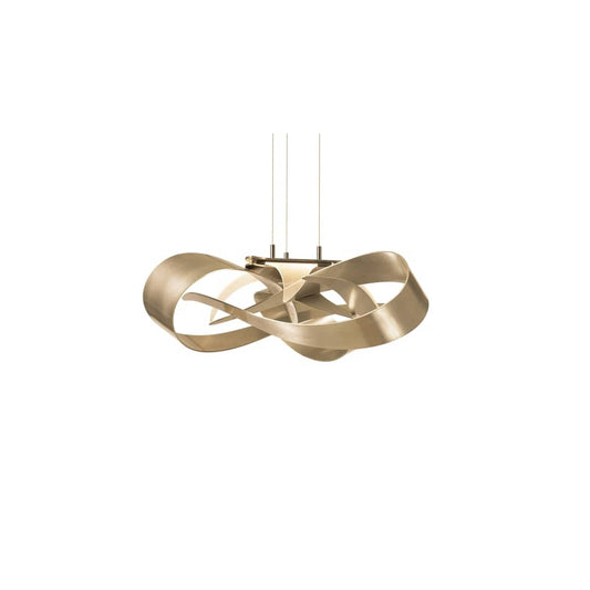 Flux 27" Wide LED Abstract Chandelier