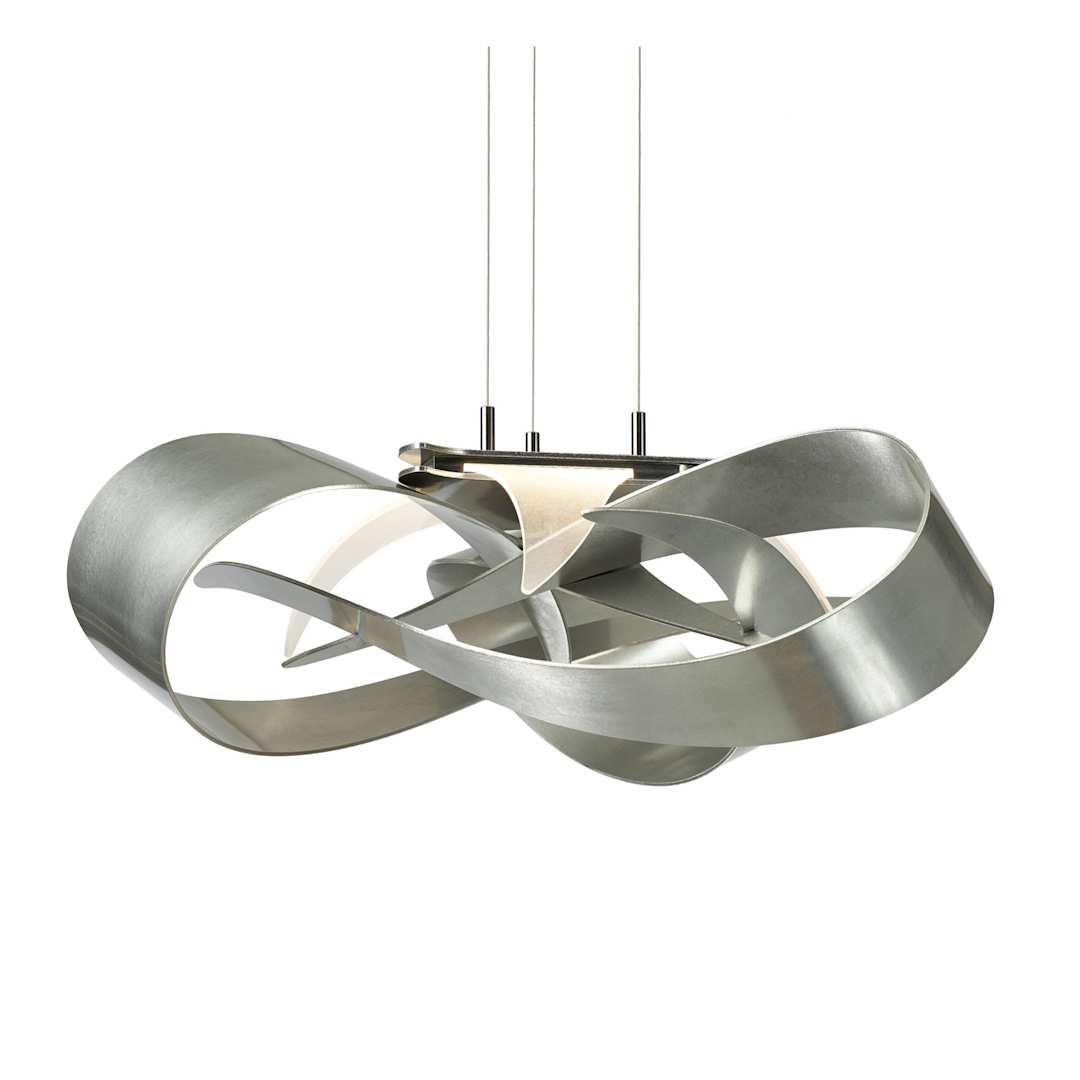 Flux 27" Wide LED Abstract Chandelier