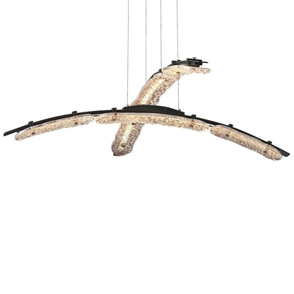 Glissade 44" Wide Suspension Multi Light Pendant