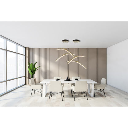 Glissade 44" Wide Suspension Multi Light Pendant
