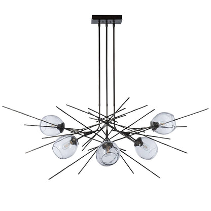 Griffin 6 Light 63" Wide Multi Light Pendant