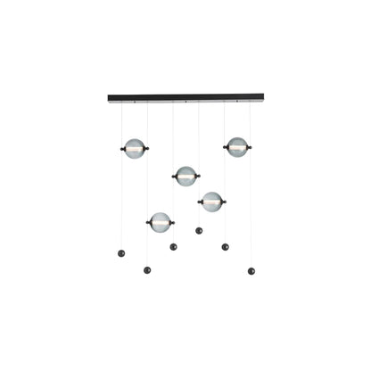 Abacus 41" Wide LED Suspension Multi Light Pendant