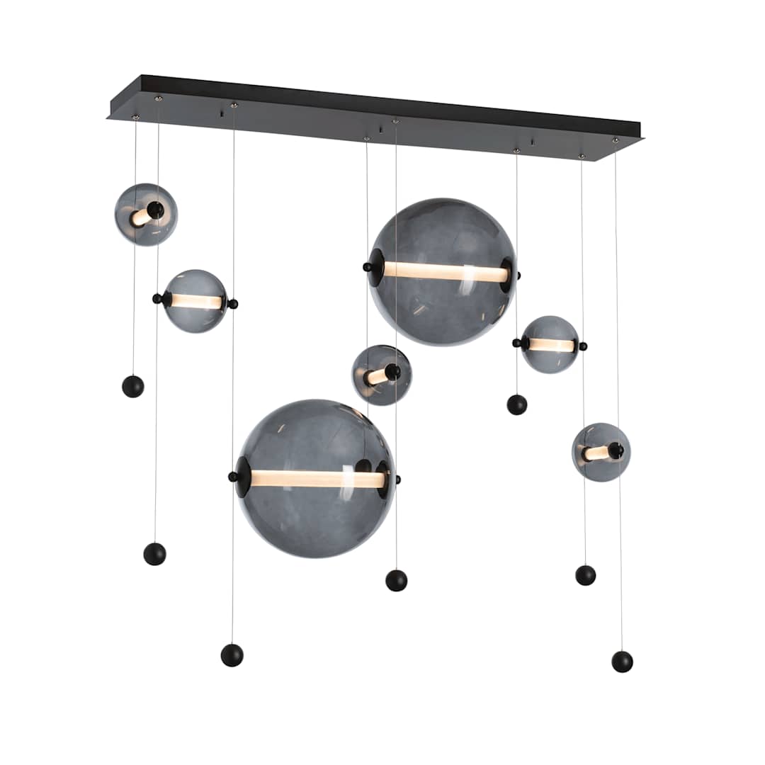 Abacus 49" Wide LED Suspension Multi Light Pendant