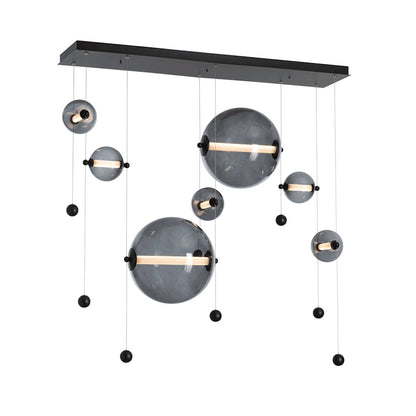 Abacus 49" Wide LED Suspension Multi Light Pendant