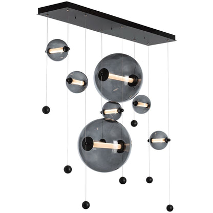 Abacus 49" Wide LED Suspension Multi Light Pendant