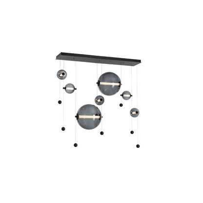 Abacus 49" Wide LED Suspension Multi Light Pendant