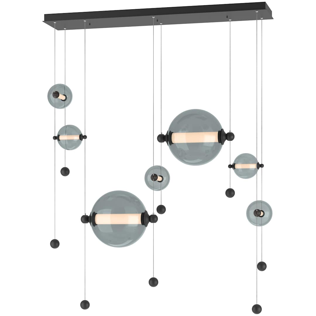 Abacus 49" Wide LED Suspension Multi Light Pendant