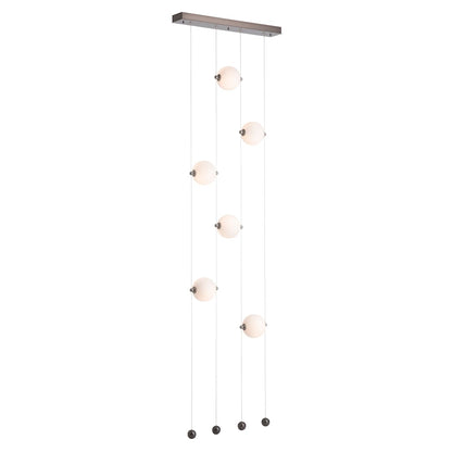 Abacus 22" Wide LED Suspension Multi Light Pendant