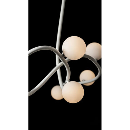 Slide 6 Light 69" Wide Abstract Multi Light Pendant