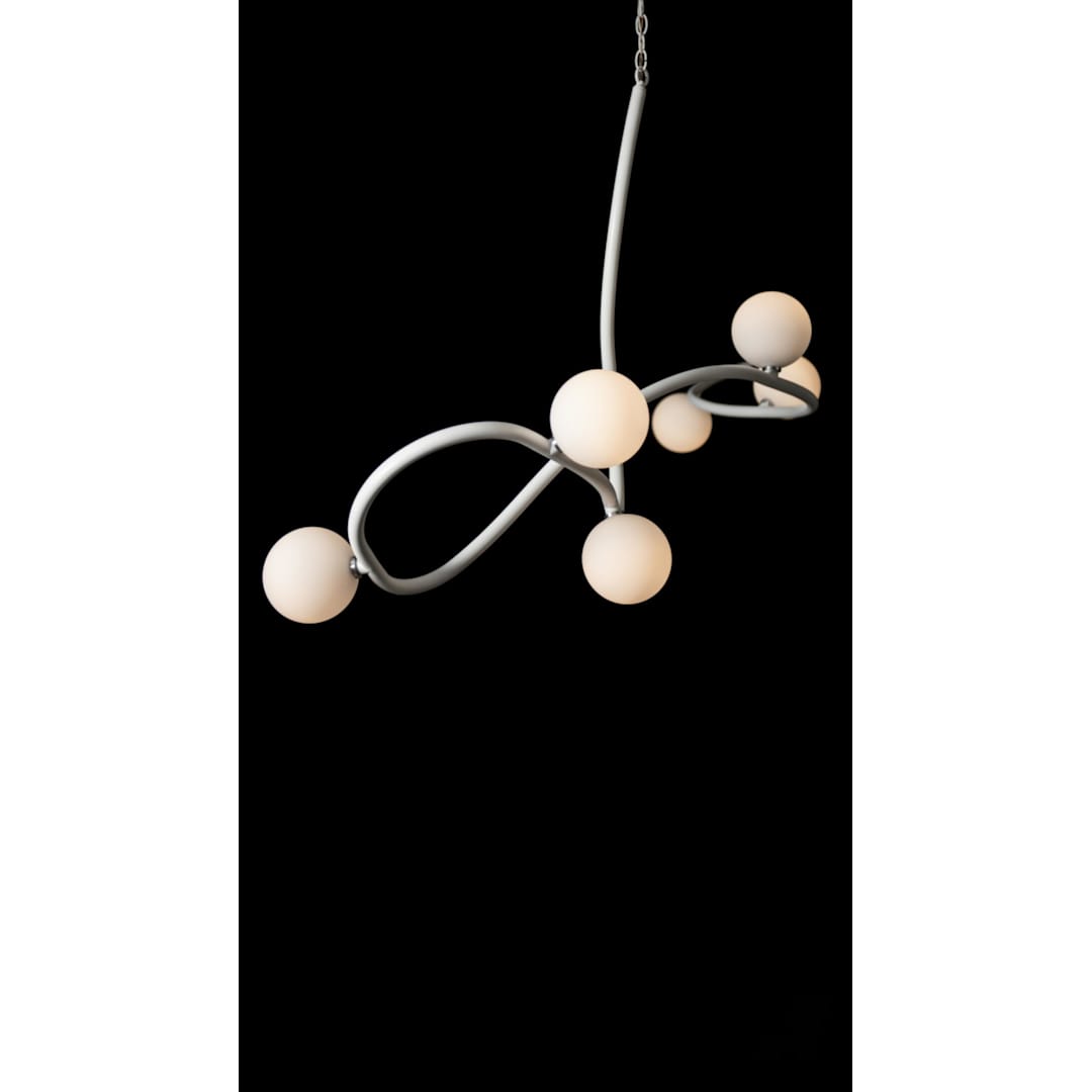 Slide 6 Light 69" Wide Abstract Multi Light Pendant