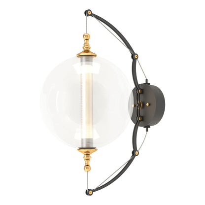 Otto 22" Tall Bathroom Sconce with Customizable Glass Shade