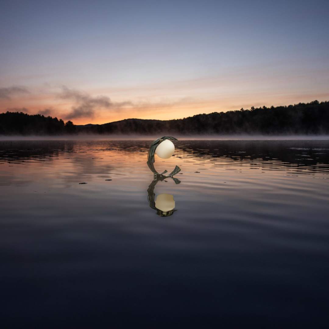 Crest 20" Tall Arc Table Lamp