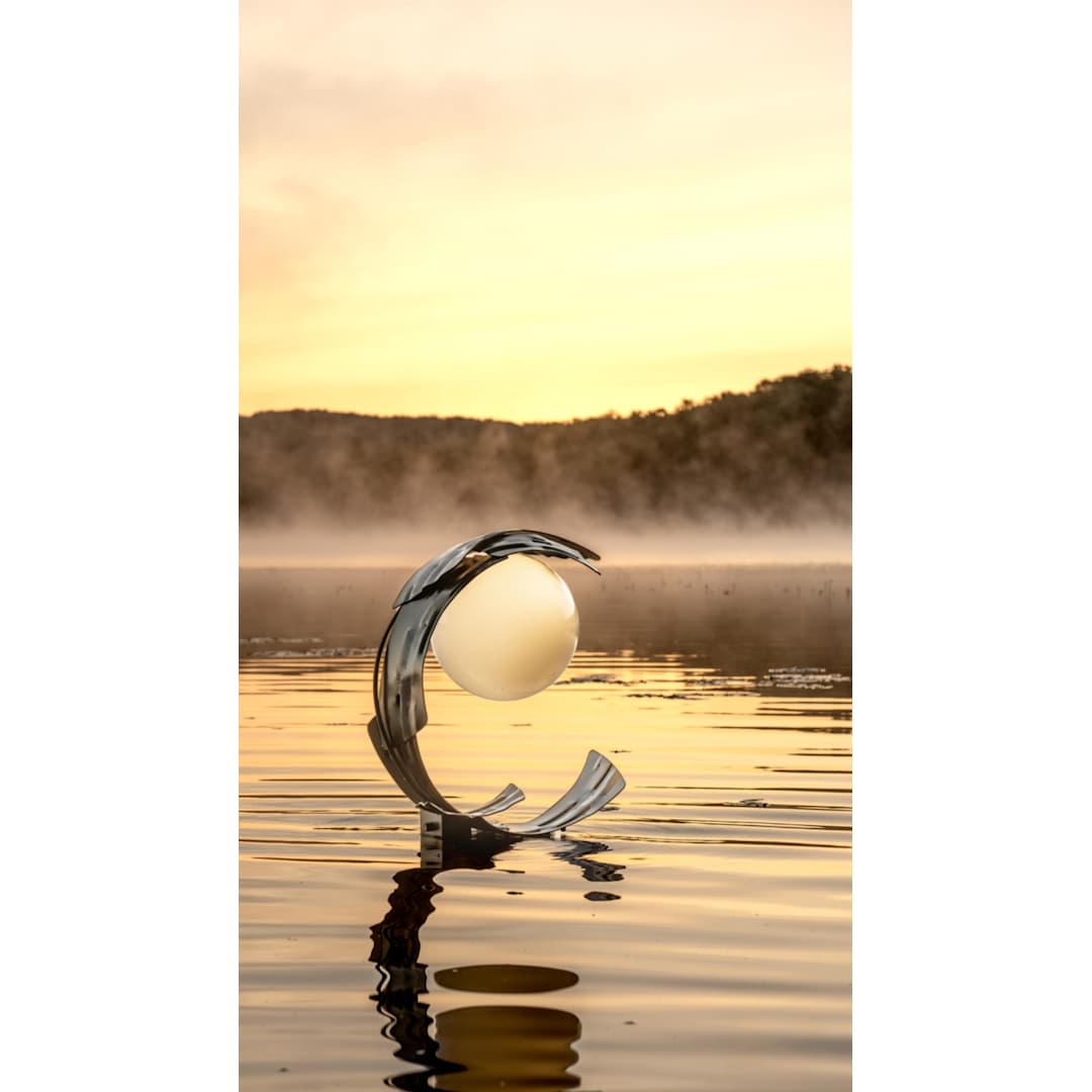 Crest 20" Tall Arc Table Lamp