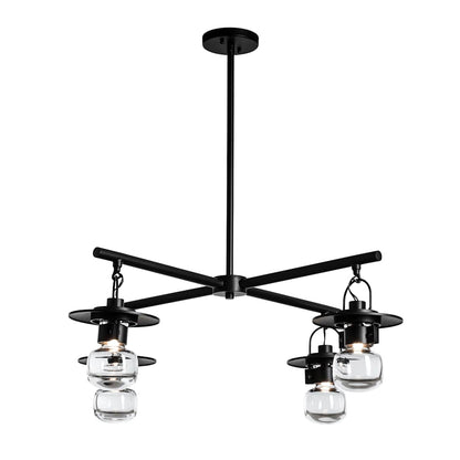 Mason 4 Light 34" Wide Outdoor Chandelier